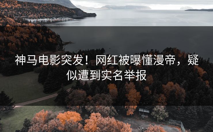 神马电影突发！网红被曝懂漫帝，疑似遭到实名举报
