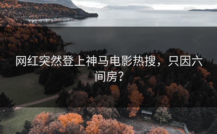 网红突然登上神马电影热搜，只因六间房？
